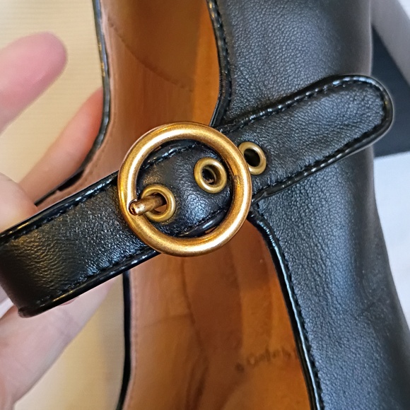 Sofft Black Leather Mary Jane Block Heel - Picture 8 of 8